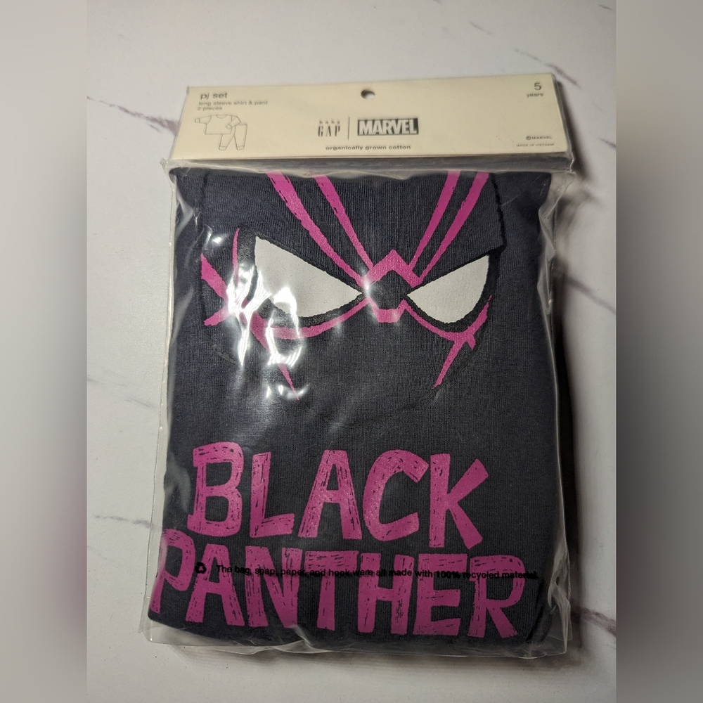Baby Gap Black Panther PJ Set Various Sizes